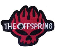 Patch Offspring Crane with red flames 11x8.5 cm Ice Roll Sticker Badge