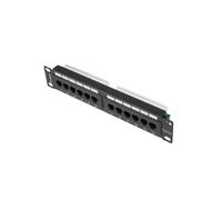 PATCH PANEL 12 PORT 1U 10 CAT.5E BLACK PPU5-9012-B
