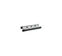 Patch Panel 1U Rack 19 UTP 24x RJ45 Cat5e, Black 37584.1