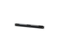 Patch Panel 1U UTP 16x RJ45 Cat5e Black I-PP 16-RU-C5ET