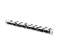 PATCH PANEL 24 PORT 1U 19" CAT.6A GRAY PPUA-1024-S