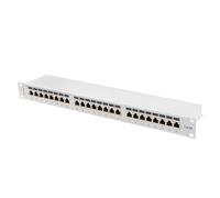 PATCH PANEL 24 PORT 1U 19" CAT.6A SHIELDED GRAY PPSA-1024-S