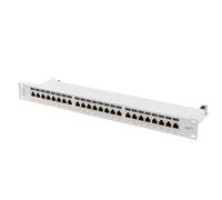 PATCH PANEL 24 PORT 1U 19" CAT.7 SHIELDED GRAY PPS7-1024-S