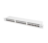 Patch Panel 24 PORT 1U Cat.5e Shielded Gray PPS5-1024-S