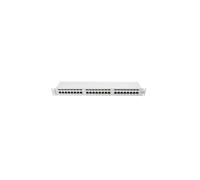Patch Panel RACK 19" Cat.6 24p FTP 1U Grey PPS6-1024-S