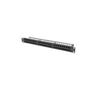 Patch Panel RACK 19 Cat.6 48p UTP with 1U Tray PPU6-1048-B