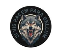 Patch SI Vis Pacem Para Bellum Wolfhead Mouth Airsoft Uniform #44276