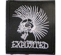 Patch The Exploited Punk Band 8.5x8 cm Rock Badge thermocolant Garage Jacket Shirt