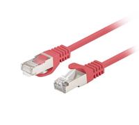 PATCHCORD CAT.6 FTP 0.25M RED FLUKE PASSED PCF6-20CC-0025-R