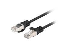 PATCHCORD CAT.6 FTP 1.5M BLACK FLUKE PASSED PCF6-20CC-0150-BK