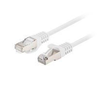 PATCHCORD CAT.6 FTP 1.5M WHITE FLUKE PASSED PCF6-20CC-0150-W