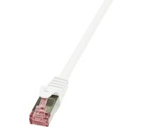 LogiLink CQ2061S Cat6 S/FTP Patch Kabel PrimeLine AWG27 PIMF LSZH weiß 3, 00m