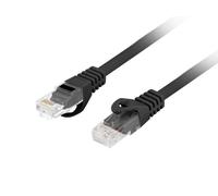 Patchcord Cat.6 U/UTP LSZH CU Black PCU6-10CU-1000-BK/10m