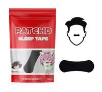 Patchd Nose Strips - 30 Pack (Black) - Nasal Strips for Sleeping, Snoring Relief & Better Breathing - Hypoallergenic Nose Tape for Nighttime Use - Non-Medical Snoring Aid for Men & Women