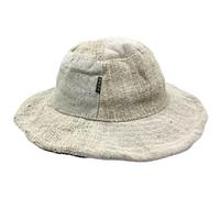 Patched Hemp & Cotton Boho Festival Hat - Adjustable, Sustainable Style