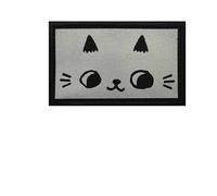Patches for Clothing 10pcs Cartoon Patches Hook and Loop Pussycat Clothes Applique,Reflective Cats Tactical Badge(HK115-04)