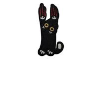 Patches for Clothing 10pcs Cartoon Patches Hook and Loop Pussycat Clothes Applique,Reflective Cats Tactical Badge(Climbing Kitten)