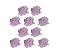 Patches Padded Appliques Embroidered Hairpin Handmade Rose Hair Barrettes Accessories For Hair Clip
