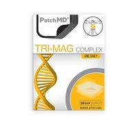 PatchMD Tri Magnesium Complex - 30 Daily Topical Patches. 100% Natural & Vegan. Allergy & Filler Free. High Absorption More bioavailable. Suitable for Sensitive stomachs & bariatric.
