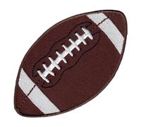 PatchMommy American Football Iron-On Patch - Premium Embroidered, Washable - 4" x 2.25" - Durable Applique for Jackets & Backpacks