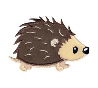 PatchMommy Hedgehog Iron-On Patch for Kids - Sew-On Embroidered Badge - Washable - for Jackets & Backpacks - 2.5" x 3.5"