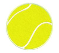 PatchMommy Tennis Ball Iron-On Patch - Premium Embroidered, Washable - 3.5" x 3.5" - Durable Applique for Jackets & Backpacks