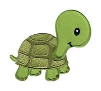 PatchMommy Turtle Iron-On Patch for Kids - Sew-On Embroidered Badge - Washable - for Jackets & Backpacks - 3" x 3.5"