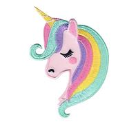 PatchMommy Unicorn Iron-On Patch for Kids - Sew-On Embroidered Badge - Washable - for Jackets & Backpacks - 3.5" x 2.5"