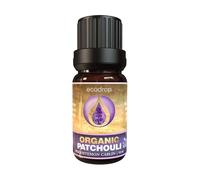 Patchouli Essential Oil, Certified Organic, 100% Pure, Aromatherapy, Massage, Diffusers & Bath - 10ml (Pogostemon Cablin)