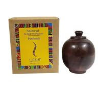 Patchouli Natural Solid Perfume Beeswax Long Lasting Body Fragrance Balm Solid State Eau De Perfum in Wooden Jar 6 gm