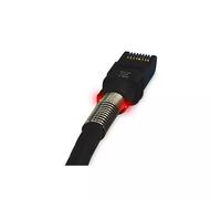 PatchSee PK-PCI6-U-4 networking cable Black 1.2 m Cat6a U/UTP (UTP)