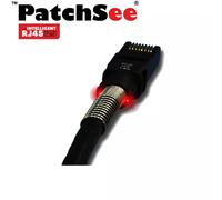 PatchSee ThinPATCH networking cable Black 12.2 m Cat6a U/UTP (UTP)