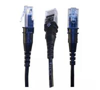 PatchSee ThinPATCH networking cable Black 12.2 m Cat6a U/UTP (UTP)