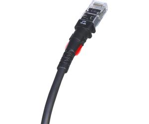 Patchsee ThinPatch Patch FTP CAT 6a Patch Cable Black 3.1 m