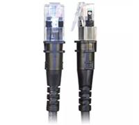 Patchsee ThinPatch Patch FTP CAT 6a Patch Cable Black 3.1 m