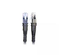 PatchSee TP-6A-F/7. Cable length: 2.1 m Cable standard: Cat6a Cable shielding: U/UTP (UTP) Connector 1: RJ-45 Connector 2: RJ-45 Product colour: Black