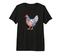 Patchwork Chicken Premium T-Shirt