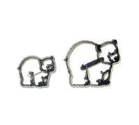 Patchwork Cutter - Polar Bears - Set of 2