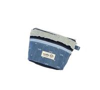 Patchwork Denim Coin Wallet, Korean Style Personal Essentials Organizer, Lightweight Travel Pouch
