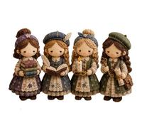 Patchwork DIY Kit - Patchwork Doll Sewing Craft Kit with Full Materials and Instructions for Beginner Crafters, Home Handmade Gift & Cozy Room Decor (Storybook Keepers 06)