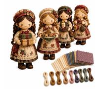 Patchwork Doll Kit, DIY Sewing Craft for Beginners (CHRISTMAS WORKSHOP)