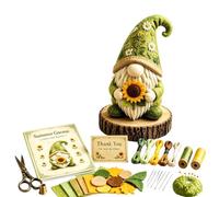 Patchwork Dragon DIY Sewing Kit, Patchwork Animal Doll Kit with Pre-cut Soft Fabric, Complete Sewing Project for Home Decor, Desktop Gnome Ornaments, Multicolor K