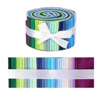 Patchwork Fabric 40Pcs Cotton Jelly Roll Up Fabric Quilting Strips Patchwork Craft