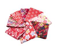 Patchwork Fabric 8Pcs Cotton Fabric Printed Flower 5x50CM Jelly Roll StripsTelas DIY Patchwork Cloth Quilts Craft(Color9)