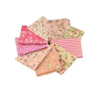 Patchwork Fabric 8Pcs Cotton Fabric Printed Flower 5x50CM Jelly Roll StripsTelas DIY Patchwork Cloth Quilts Craft(Color3)
