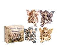 Patchwork Fairy Doll DIY Sewing Kit with Pre-Cut Materials,Make 4 Fairy Dolls, Beginner Friendly, All Materials Included, No Glue Required, Adults & Beginners (Set 3)
