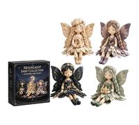 Patchwork Fairy Doll DIY Sewing Kit with Pre-Cut Materials,Make 4 Fairy Dolls, Beginner Friendly, All Materials Included, No Glue Required, Adults & Beginners (Set 7)