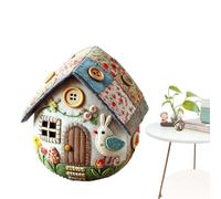 Patchwork Felt Egg Houses di y Kit - Handmade Embroidered Felt Easter Eggs Kit | Easter Craft Eg-g Decoration | Ki-t House Ornament | Home Eg-gs Ornaments