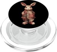 Patchwork Folk Art Bunny Rabbit Vintage Easter PopSockets PopGrip for MagSafe