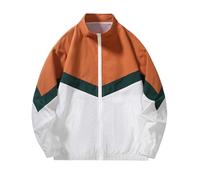 Patchwork Jacket for Men UK Clearance, Full Zip, Windbreaker Bomber Jacket, College Jacket, Oversized Patchwork Printed Jacket, Vintage Racing Jacket, Sweat Jacket, Baseball Coat Varsity Jacket